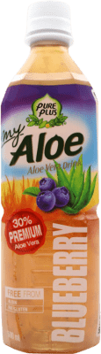 3,95 € 送料無料 | ソフトドリンク Pure Plus アメリカ ミディアムボトル 50 cl Aloe Vera — アロエベラ, Arándano — ブルーベリー