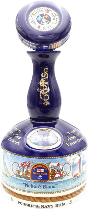 523,95 € Spedizione Gratuita | Rum Pusser's Rum Yatchman Decanter Guyana 1 L