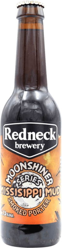 3,95 € Envio grátis | Cerveja Redneck Missisippi Mud Espanha Garrafinha Terço 33 cl