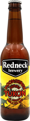 3,95 € 免费送货 | 啤酒 Redneck Yukon IPA — India Pale Ale, Doble Malta — 双麦芽 西班牙 三分之一升瓶 33 cl