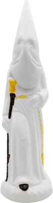 36,95 € Envio grátis | Licores Ortega Resoli Nazareno Capucha Blanca Túnica Blanca Espanha Garrafa Medium 50 cl