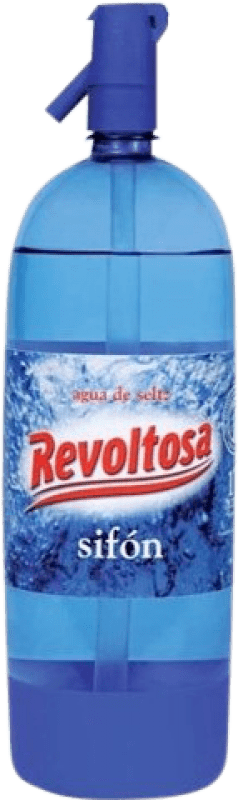 5,95 € Envío gratis | Agua Revoltosa Seltz Sifón Mineral Natural España Botella Especial 1,5 L
