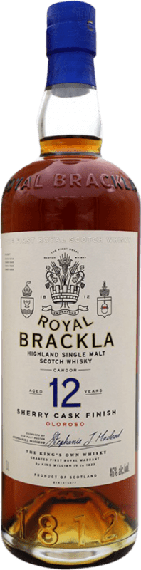 105,95 € 免费送货 | 威士忌单一麦芽威士忌 Royal Brackla 英国 12 岁 瓶子 1 L