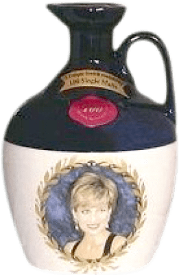 312,95 € Free Shipping | Whisky Blended Rutherford's Princess Diana Ceramic Collector's Specimen United Kingdom Bottle 70 cl