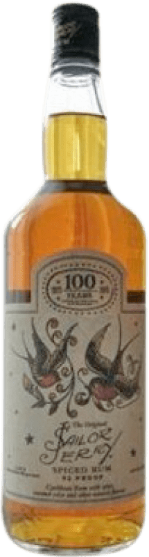 107,95 € Envio grátis | Rum Sailor Jerry Rum Sparrows Reino Unido 70 cl Exemplar de colecionador Não Próprio para Consumo