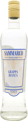 16,95 € Envio grátis | Aguardente Grappa Sammarco di Palazzo Itália Garrafa 70 cl