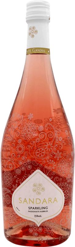 9,95 € Envio grátis | Espumante rosé Sandara Rosado Espanha Garrafa 75 cl