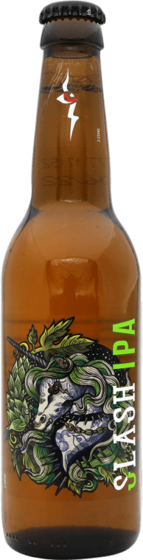 2,95 € 送料無料 | ビール Slash IPA — India Pale Ale ベルギー 1/3ボトル 33 cl