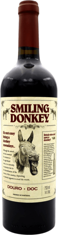10,95 € Envio grátis | Vinho Tinto Smiling Donkey I.G. Douro Portugal 75 cl