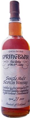 威士忌单一麦芽威士忌 Springbank First Bottling 收藏家标本 21 岁 70 cl