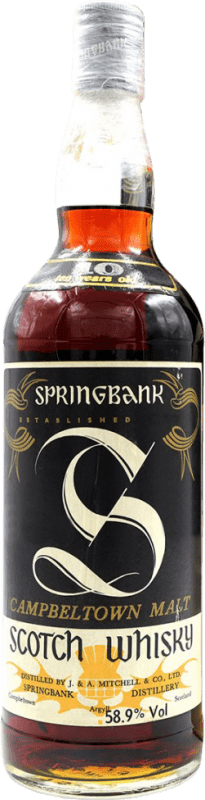 15 599,95 € Kostenloser Versand | Single Malt Whisky Springbank Großbritannien 10 Jahre Flasche 70 cl Sammlerstück Nicht zum Verzehr Geeignet