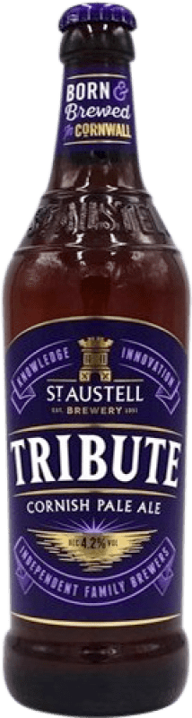 2,95 € Kostenloser Versand | Bier St. Austell Tribute Cornish Pale Ale Großbritannien Medium-Flasche 50 cl