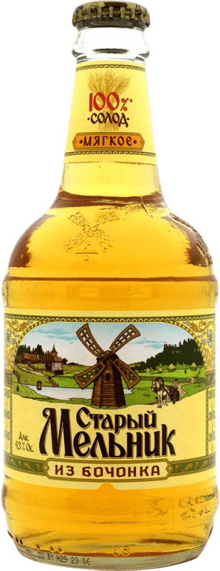2,95 € Envio grátis | Cerveja Stariy Melnik Federação Russa Garrafa Medium 50 cl Suave
