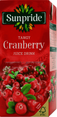 1,95 € Free Shipping | Juice Sunpride United Kingdom Bag in Box 1 L Cranberry — Cranberries