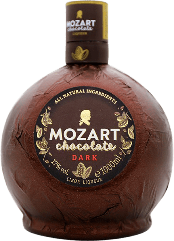 31,95 € Free Shipping | Cream Liqueur Suntory Mozart Dark Austria 1 L Dark Chocolate