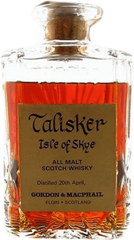 5 897,95 € Envoi gratuit | Single Malt Whisky Talisker Gordon & Macphail Edinburgh Crystal Decanter Royaume-Uni Bouteille 70 cl