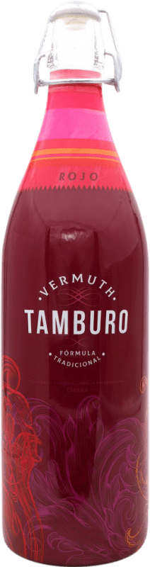 8,95 € Free Shipping | Vermouth Tamburo. Rojo Spain Bottle 1 L