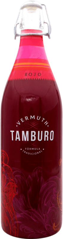 8,95 € Free Shipping | Vermouth Tamburo. Rojo Spain Bottle 1 L