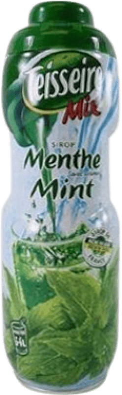 11,95 € Envio grátis | Schnapp Teisseire Sirope Menta França Garrafa 60 cl