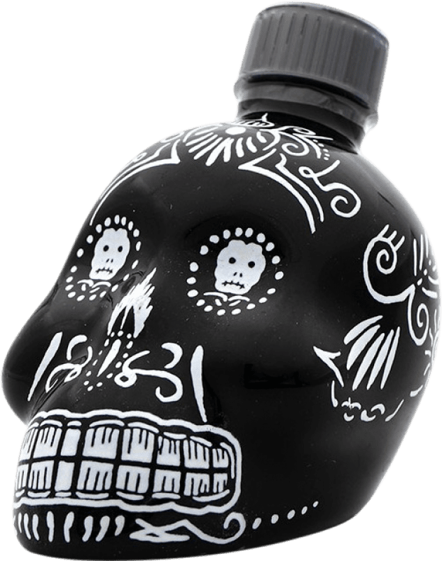 22,95 € Spedizione Gratuita | Tequila Tequilas Finos Kah Añejo Messico Bottiglia Miniatura 5 cl