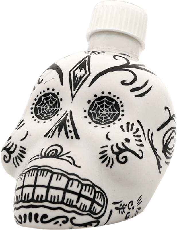 18,95 € Бесплатная доставка | Текила Tequilas Finos Kah Blanco Мексика миниатюрная бутылка 5 cl