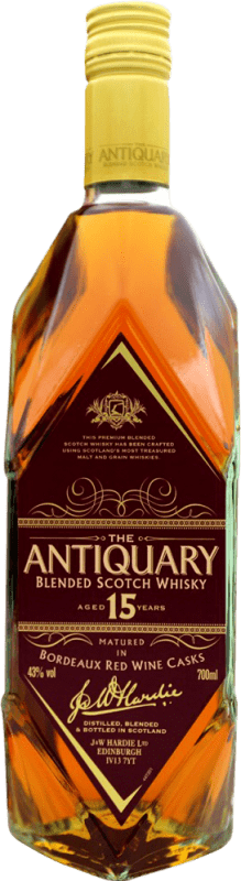 49,95 € Free Shipping | Whisky Blended The Antiquary Scotland United Kingdom 15 Years Bottle 70 cl