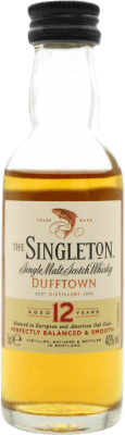 3,95 € Envoi gratuit | Single Malt Whisky The Singleton Spécimen de Collection Royaume-Uni 12 Ans Bouteille Miniature 5 cl