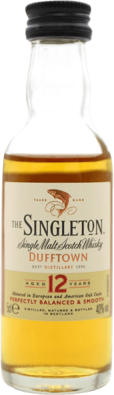 3,95 € Kostenloser Versand | Single Malt Whisky The Singleton Großbritannien 12 Jahre Miniaturflasche 5 cl Sammlerstück Nicht zum Verzehr Geeignet