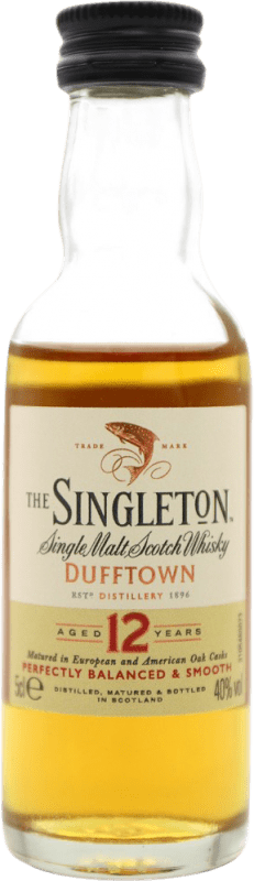 3,95 € Envoi gratuit | Single Malt Whisky The Singleton Spécimen de Collection Royaume-Uni 12 Ans Bouteille Miniature 5 cl