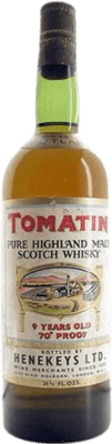 ウイスキーシングルモルト Tomatin 70 Proof Henekeys コレクターの標本 9 年 70 cl