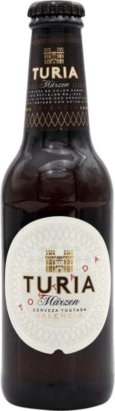 1,95 € 免费送货 | 啤酒 Turia Märzen. Tostada 西班牙 小瓶 25 cl