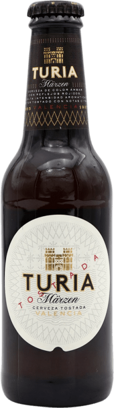 1,95 € Envio grátis | Cerveja Turia Märzen Tostada Espanha Garrafinha 25 cl