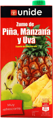 3,95 € Spedizione Gratuita | Succo Unide Spagna 1 L Manzana — Mela, Piña — Ananas, Uva