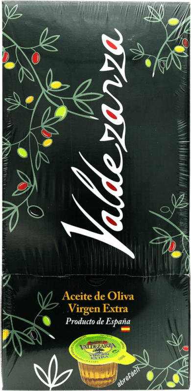 28,95 € Envoi gratuit | Boîte de 168 unités Huile d'Olive Valdezarza Virgen Extra Espagne Doses Uniques 1 cl
