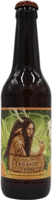 4,95 € Envio grátis | Licor de ervas Viking Bad Hidromiel Tropical Faun Espanha Garrafa Terço 33 cl