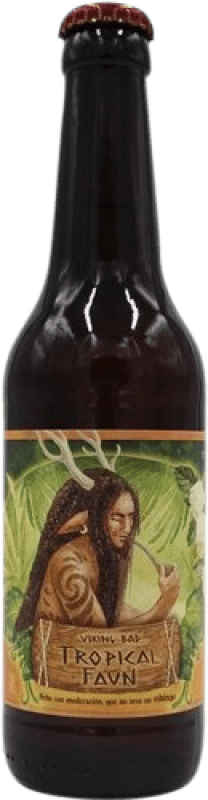4,95 € Envío gratis | Licor de Hierbas Viking Bad Faun España Botellín Tercio 33 cl Hidromiel, Tropical