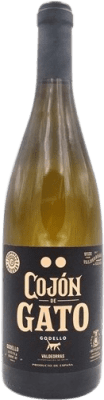 16,95 € Envío gratis | Vino blanco Vinos Divertidos Cojón de Gato D.O. Somontano España Godello Botella 75 cl