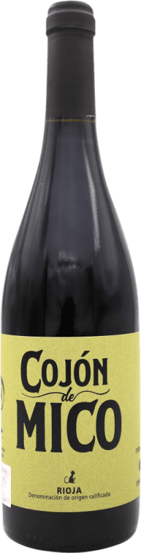 11,95 € Envio grátis | Vinho tinto Vinos Divertidos Cojón de Mico D.O.Ca. Rioja Espanha Garrafa 75 cl