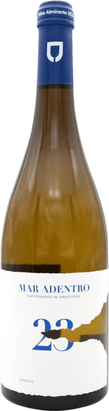 14,95 € Kostenloser Versand | Weißwein Viña Almirante Mar Adentro 23 D.O. Rías Baixas Spanien Godello Flasche 75 cl