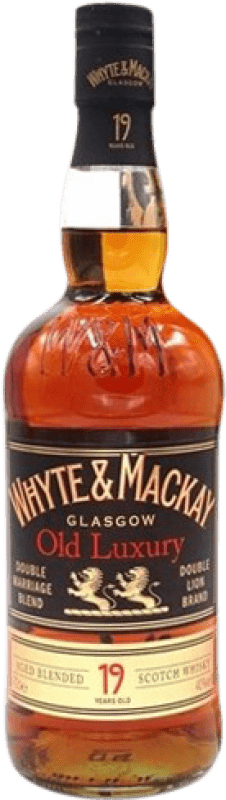 121,95 € Бесплатная доставка | Купажированный виски Whyte & Mackay Old Luxury Коллекционный образец Объединенное Королевство 19 Лет бутылка 70 cl