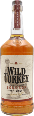 36,95 € Kostenloser Versand | Whisky Bourbon Wild Turkey 81 Vereinigte Staaten Flasche 1 L