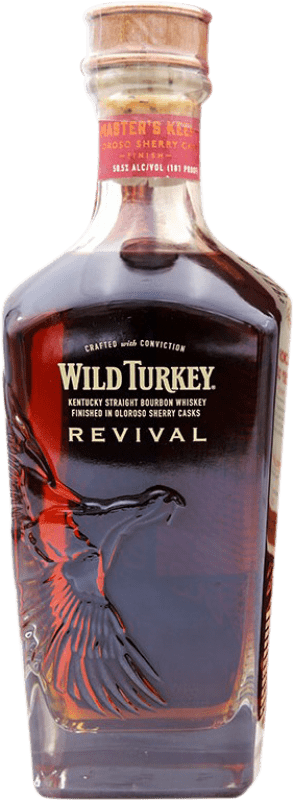 228,95 € Envío gratis | Whisky Bourbon Wild Turkey Master's Keep Revival Estados Unidos Botella 70 cl