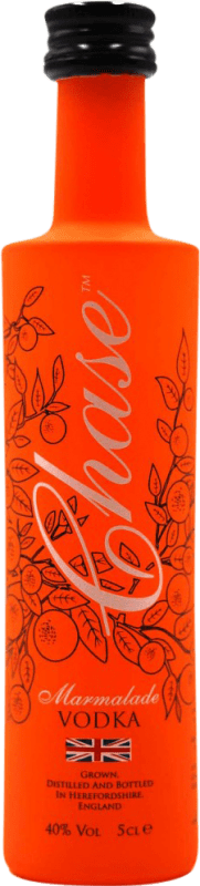 7,95 € 送料無料 | ウォッカ William Chase Marmalade イギリス ミニチュアボトル 5 cl