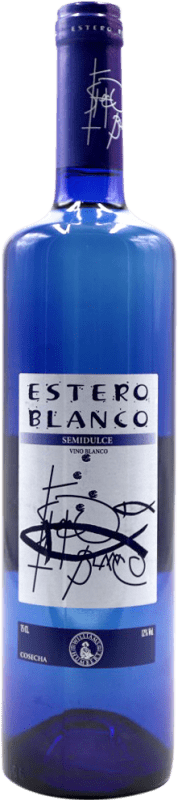 6,95 € 免费送货 | 白酒 Williams & Humbert Estero Blanco 半干半甜 I.G.P. Vino de la Tierra de Cádiz 西班牙 瓶子 75 cl