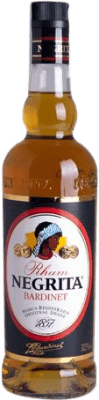 16,95 € Spedizione Gratuita | Rum Bardinet Negrita Repubblica Dominicana 70 cl