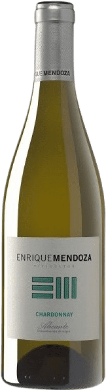 23,95 € Kostenloser Versand | Weißwein Enrique Mendoza D.O. Alicante Valencianische Gemeinschaft Spanien Chardonnay Magnumflasche 1,5 L