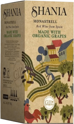 21,95 € 免费送货 | 红葡萄酒 Gil Family Shania 卡斯蒂利亚 - 拉曼恰 西班牙 Monastrell — 莫纳斯特雷尔 Bag in Box — 盒中袋 3 L