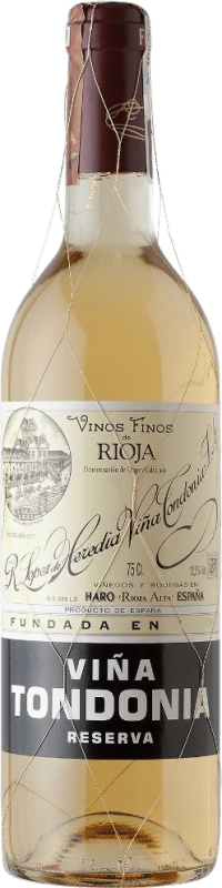 139,95 € Бесплатная доставка | Белое вино López de Heredia Viña Tondonia Blanco Резерв D.O.Ca. Rioja Ла-Риоха Испания Viura, Malvasía бутылка 75 cl