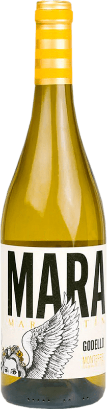 26,95 € Envio grátis | Vinho branco Martín Códax Mara Sobre Lías D.O. Monterrei Galiza Espanha Godello Garrafa Magnum 1,5 L