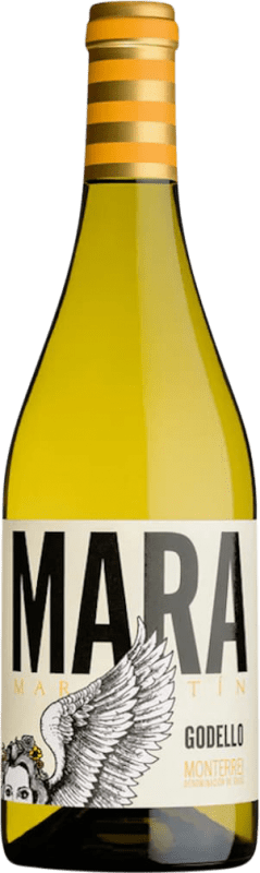 22,95 € 免费送货 | 白葡萄酒 Martín Códax Mara Sobre Lías — 酒泥陈酿 D.O. Monterrei 加利西亚 西班牙 Godello — 戈德略 大瓶 — Magnum 1,5 L